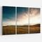 Designart - Pathway over Mountains At Sunset - Oversized Landscape Canvas Art